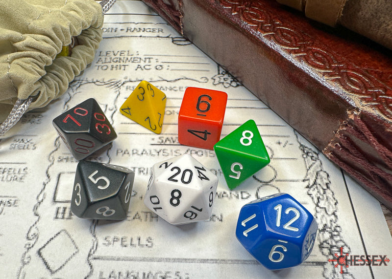 House Dice Plain Polyhedral Set