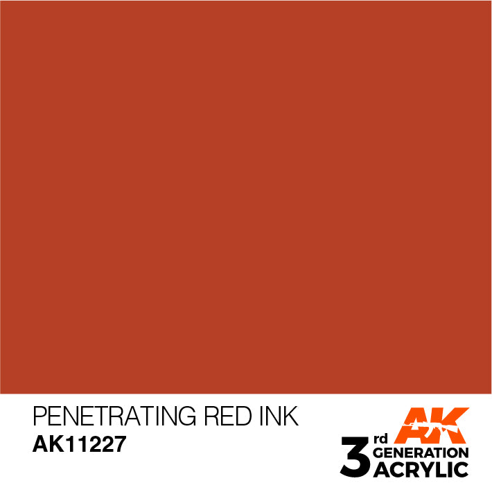 AK 3rd Gen acrylic paints: Skin Ink 221 - Gloss Medium 235