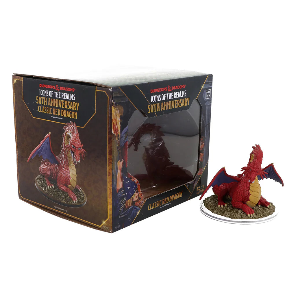 Icons of the Realms 50th Anniversary Classic Red Dragon