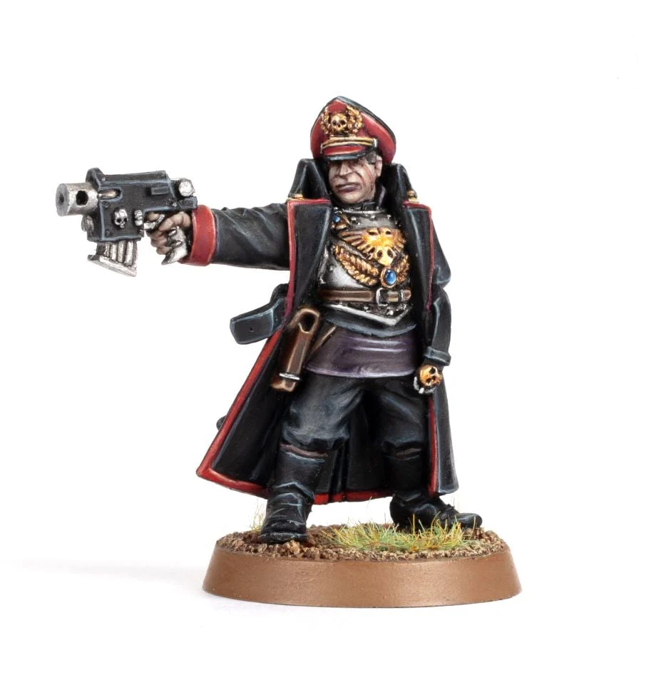 Commissar with Bolt Pistol