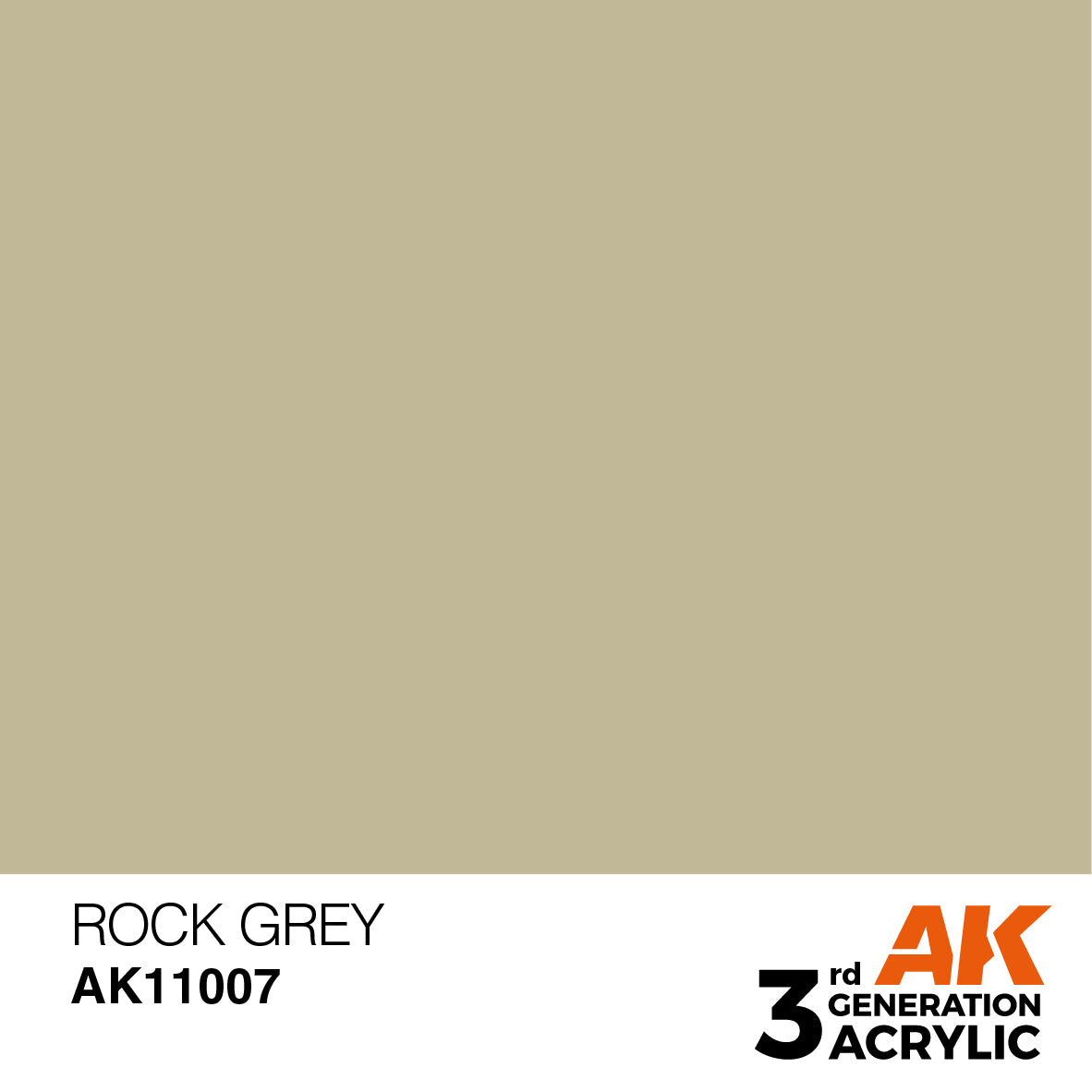 AK 3rd Gen acrylic paints: White 001 - English Grey 020