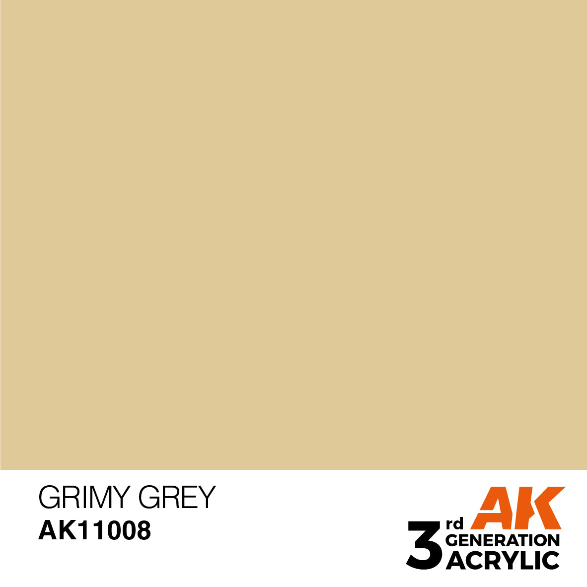 AK 3rd Gen acrylic paints: White 001 - English Grey 020