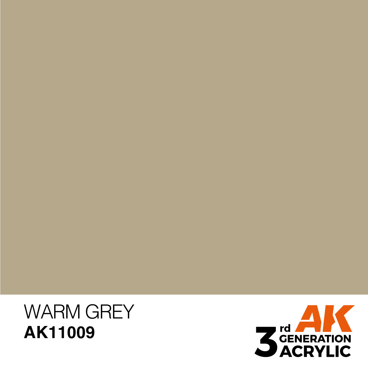 AK 3rd Gen acrylic paints: White 001 - English Grey 020