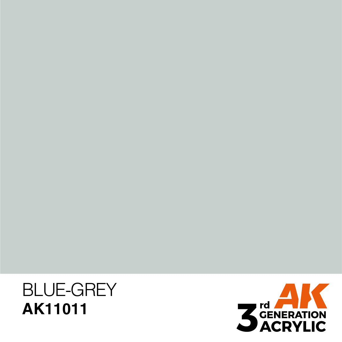 AK 3rd Gen acrylic paints: White 001 - English Grey 020