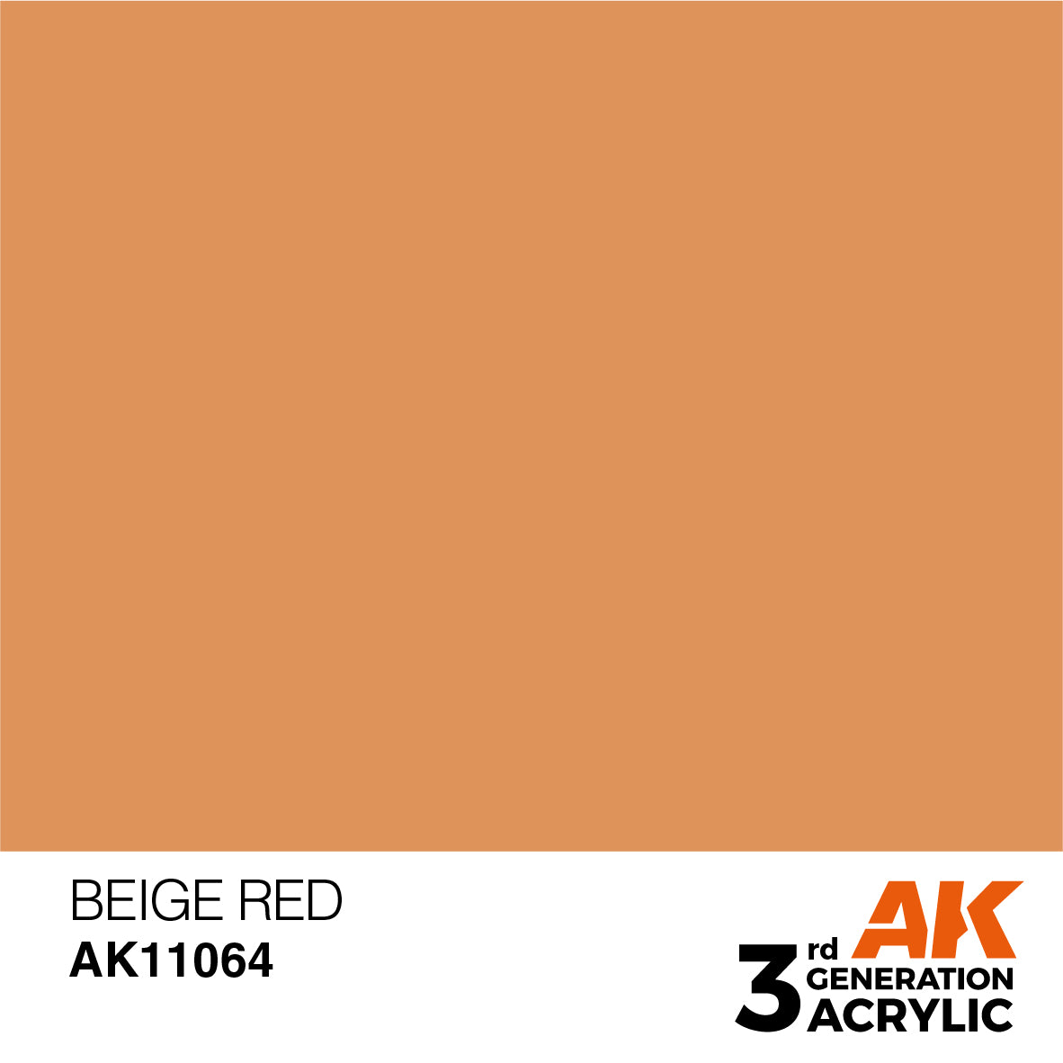 AK 3rd Gen acrylic paints: Salmon 061 - Deep Orange 080