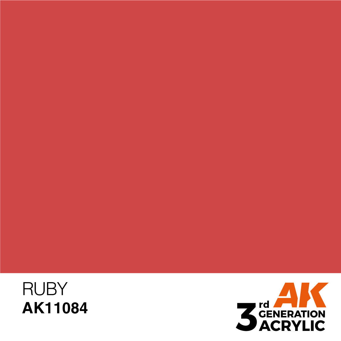 AK 3rd Gen acrylic paints: Fluorescent Orange 081 - Light Brown 100