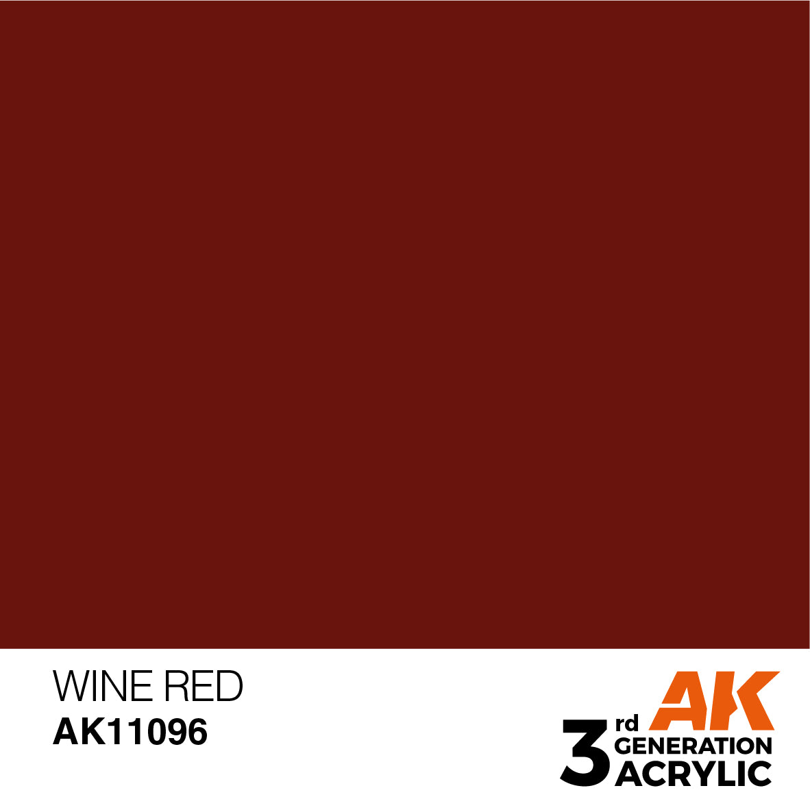 AK 3rd Gen acrylic paints: Fluorescent Orange 081 - Light Brown 100