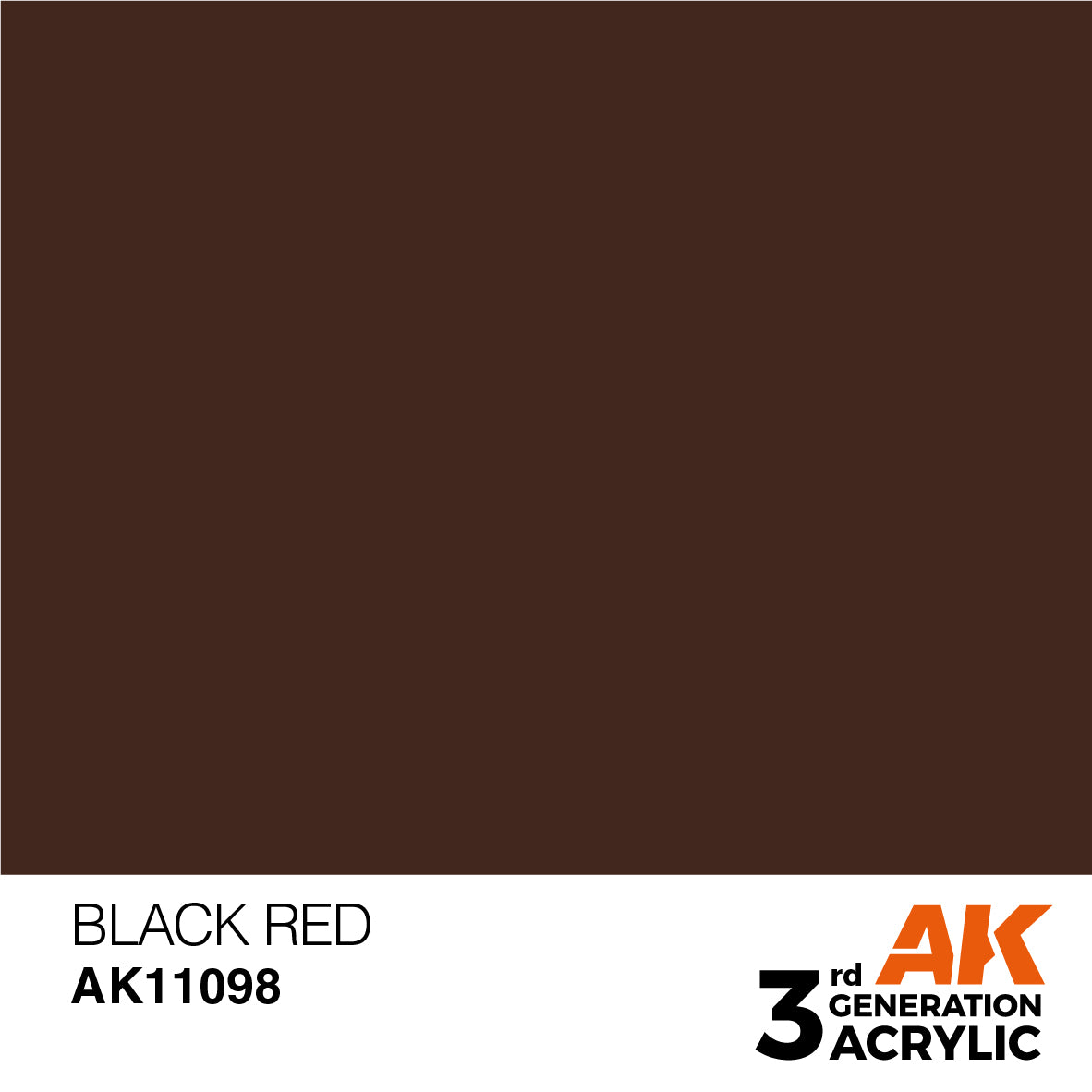 AK 3rd Gen acrylic paints: Fluorescent Orange 081 - Light Brown 100