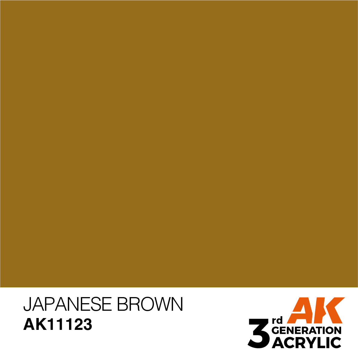 AK 3rd Gen acrylic paints: Tan Earth 121 - Grass Green 140