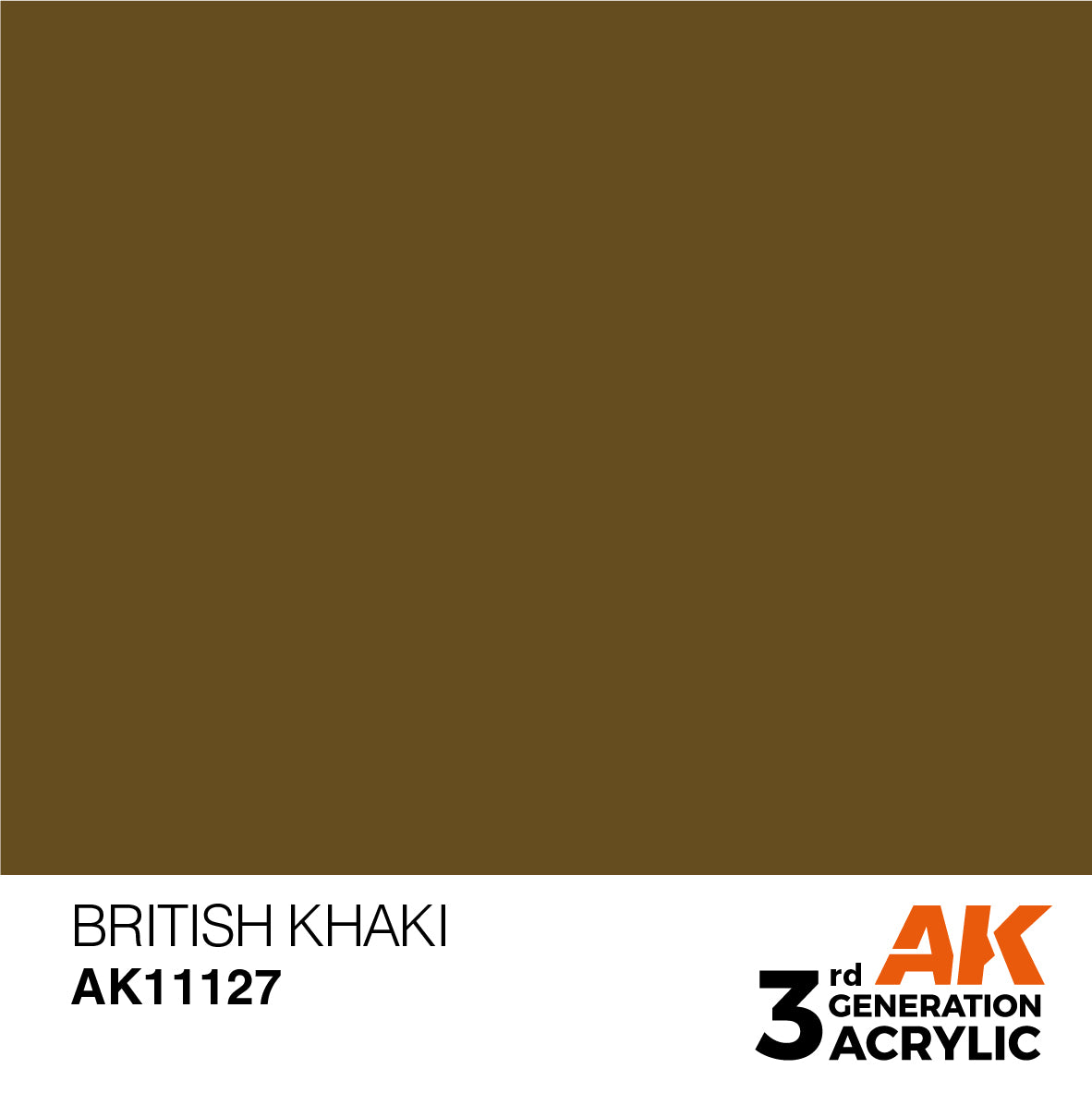 AK 3rd Gen acrylic paints: Tan Earth 121 - Grass Green 140