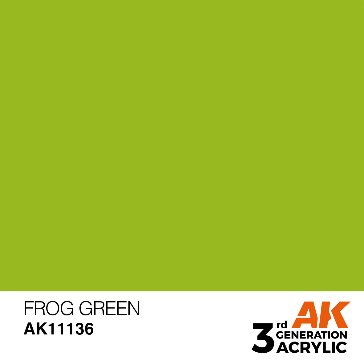 AK 3rd Gen acrylic paints: Tan Earth 121 - Grass Green 140