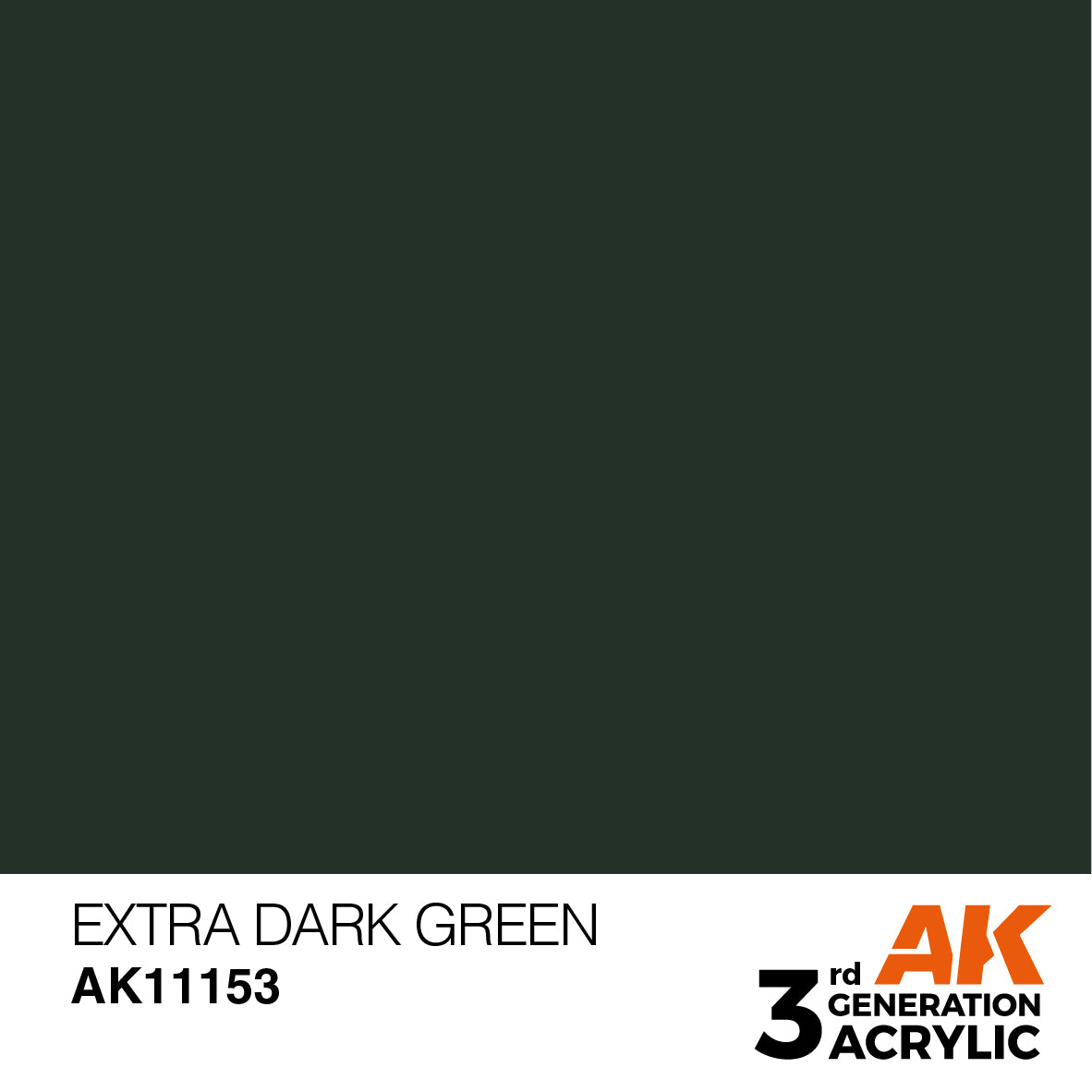 AK 3rd Gen acrylic paints: Light Green 141 - Black Green 160