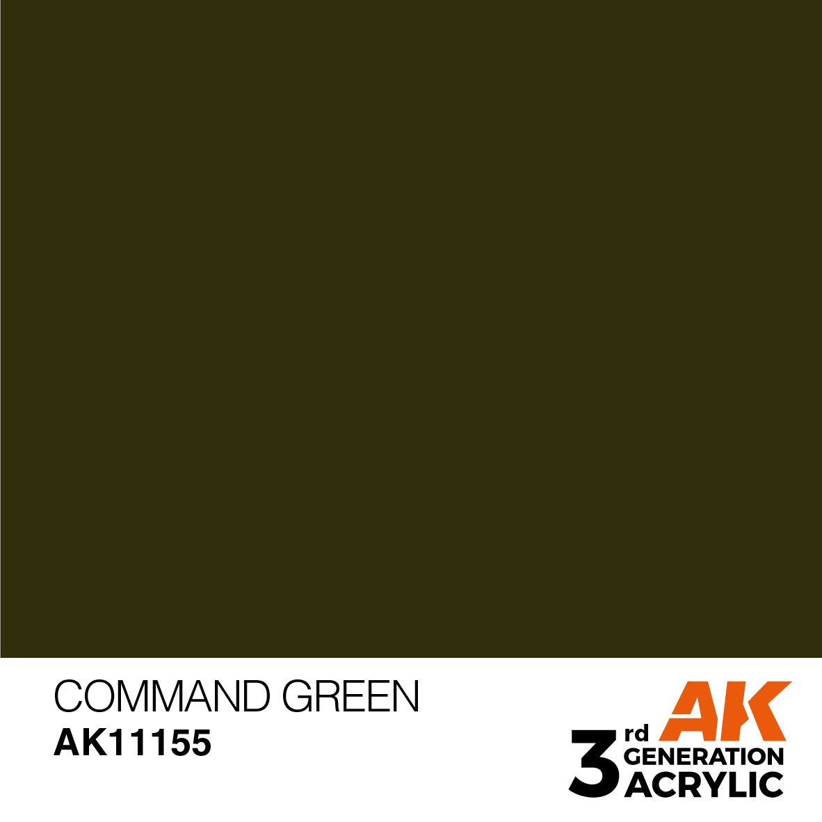 AK 3rd Gen acrylic paints: Light Green 141 - Black Green 160