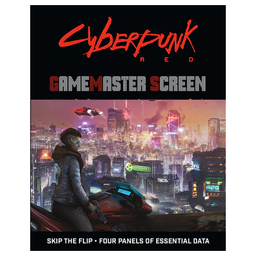 Cyberpunk RED GameMaster Screen