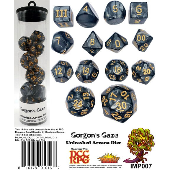 DCC Dice Set - Gorgon's Gaze