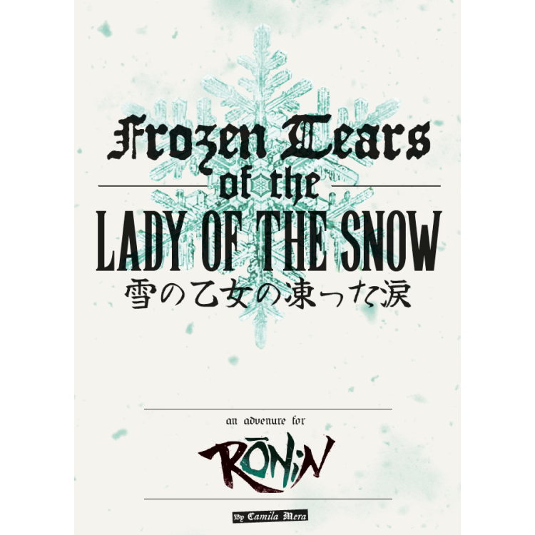 Frozen Tears of the Lady of the Snow