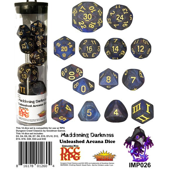 DCC Dice Set - Maddening Darkness