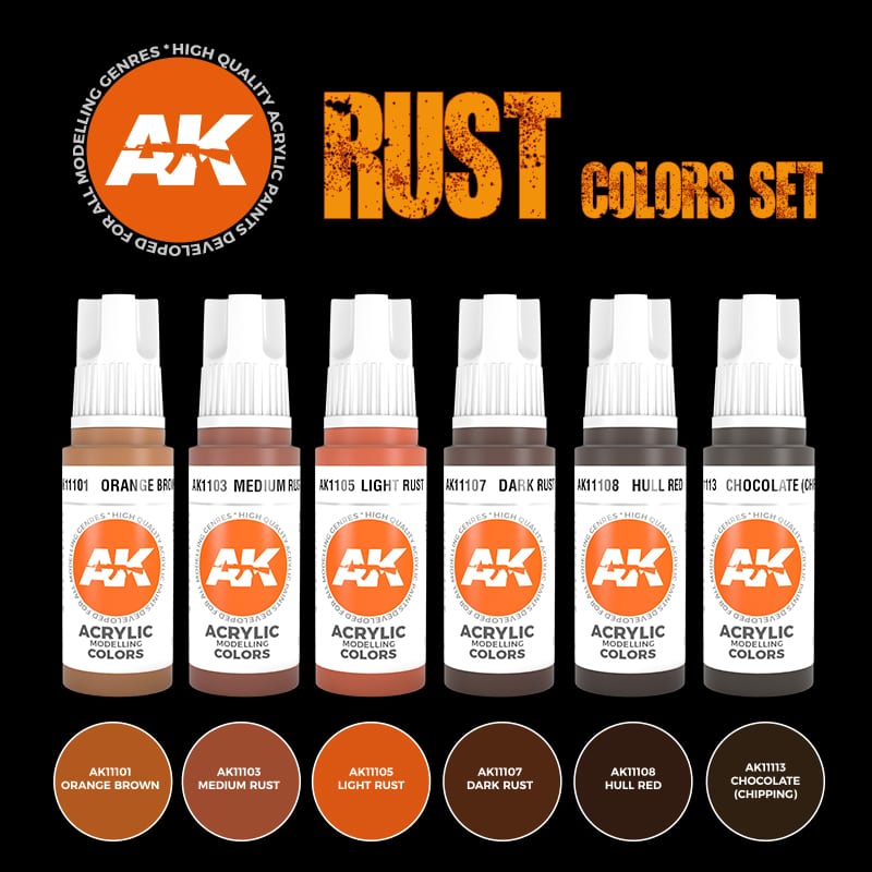 AK 3rd Gen Rust Set