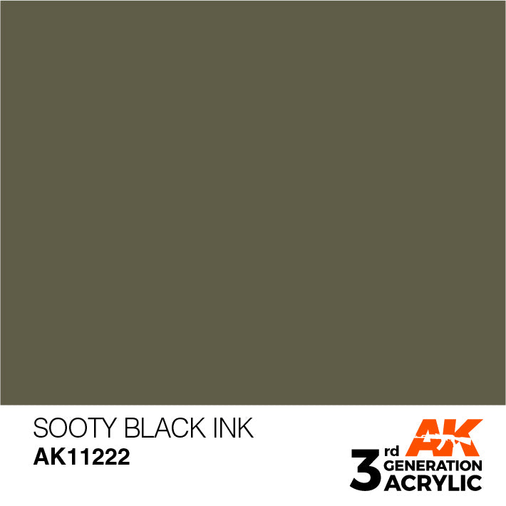 AK 3rd Gen acrylic paints: Skin Ink 221 - Gloss Medium 235