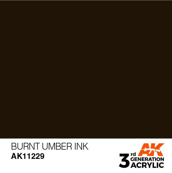 AK 3rd Gen acrylic paints: Skin Ink 221 - Gloss Medium 235