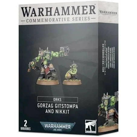 Gorzag Gitstompa and Nikkit Warhammer Commemorative Series