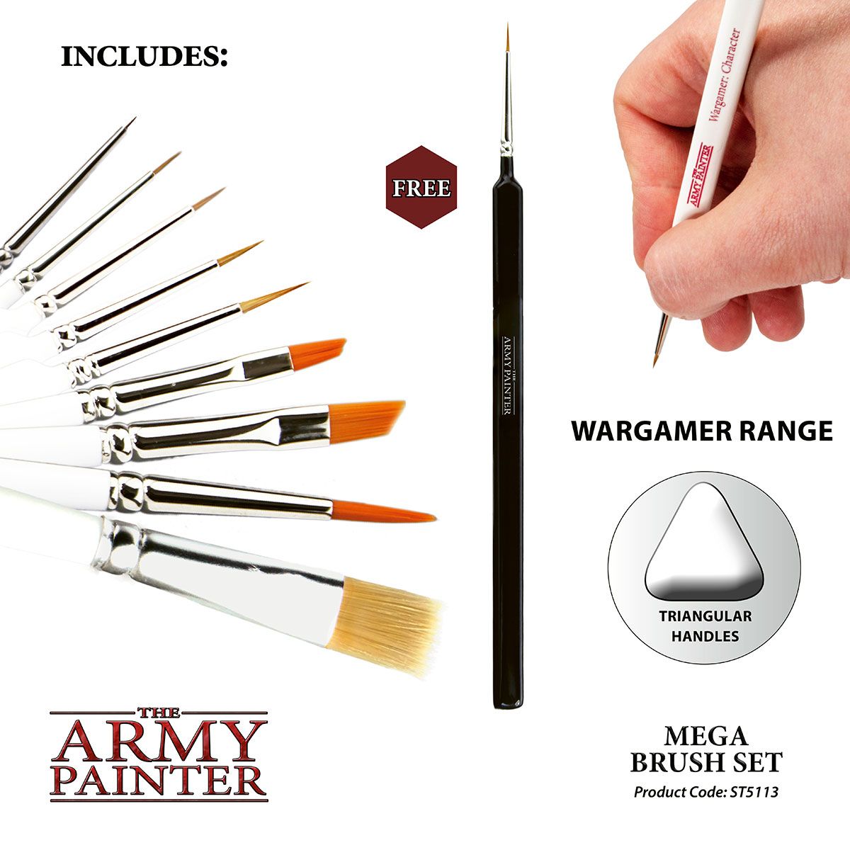 Army Painter Mega Brush Set