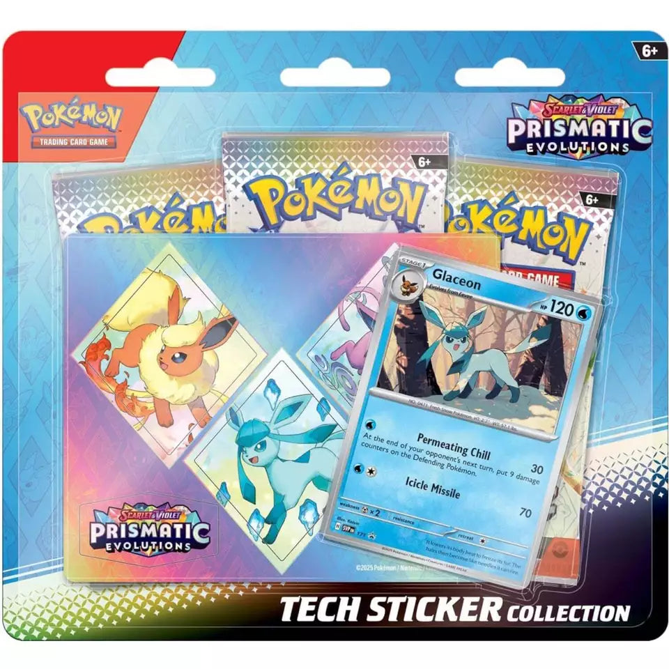 Prismatic Evolutions Tech Sticker Collection