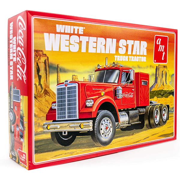 AMT 1/25 White Western Star Semi Tractor (Coca-Cola)