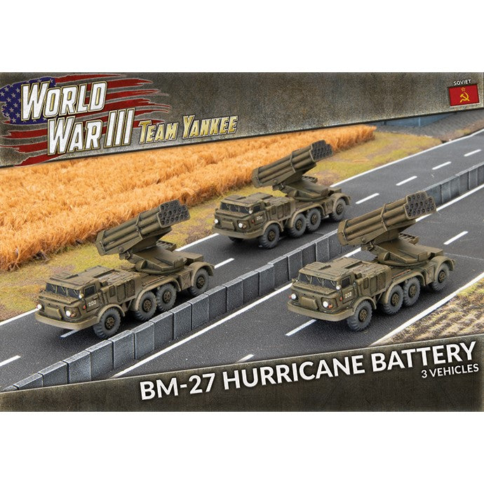 BM-27 Hurricane Rocket Launcher Battery