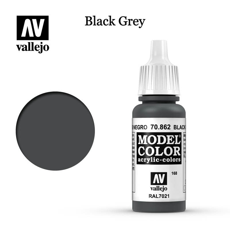 Vallejo grey to black