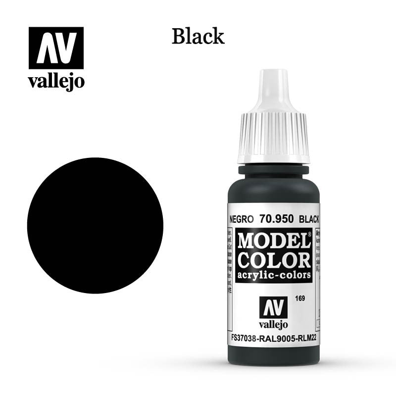 Vallejo grey to black