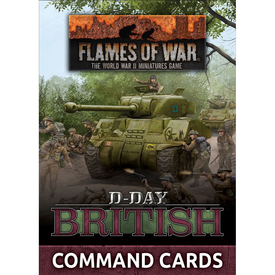 D-Day British Command Cards