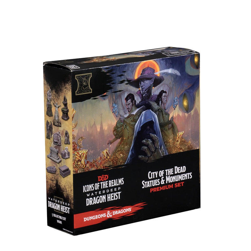  WizKids D&D Icons of The Realms: Waterdeep Dragon Heist City of The  Dead Premium Set : Toys & Games