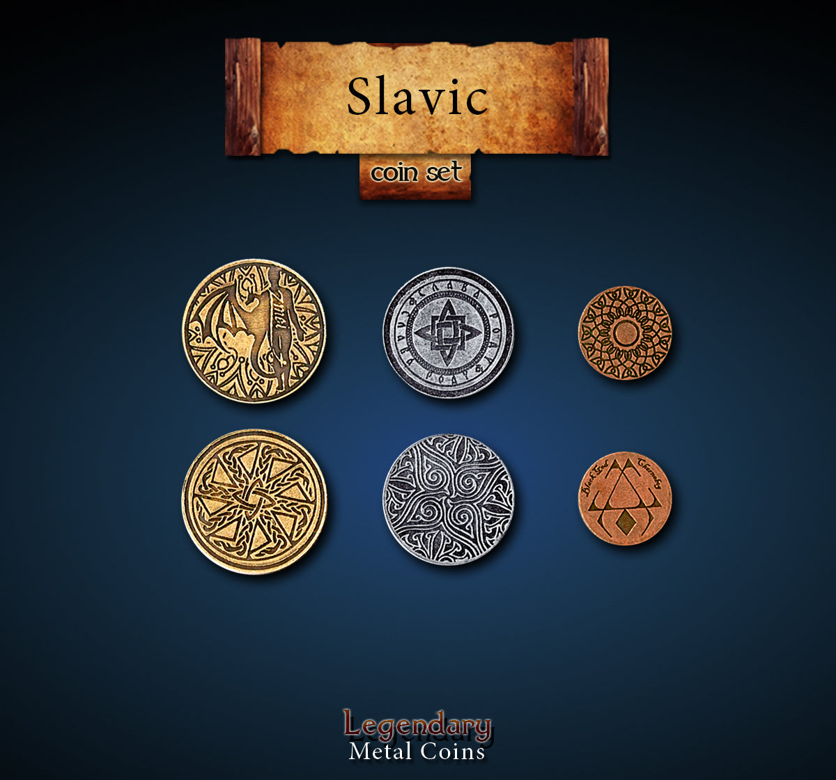 Legendary Metal Coins