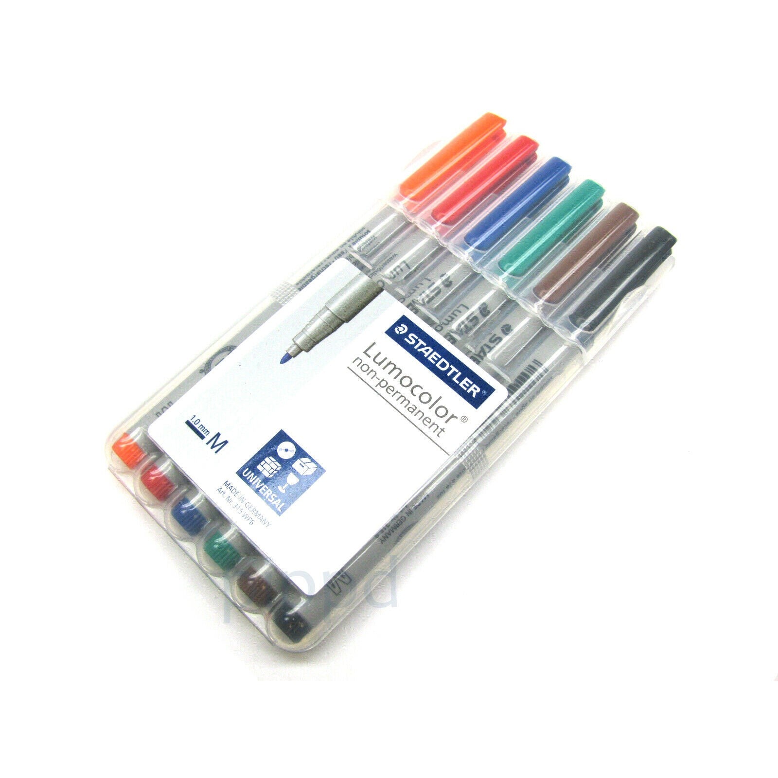 Staedtler Lumocolor Non-Permanent Markers 6-pack