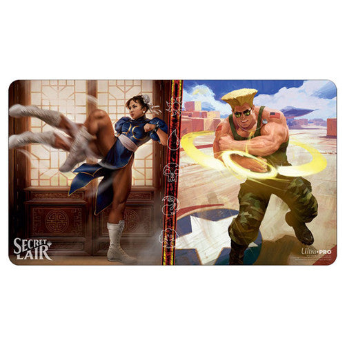 Ultra Pro Secret Lair Street Fighter Playmat - Chun Li & Guile