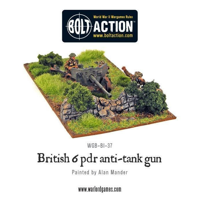 Bolt Action British Army Six Pounder AT Gun